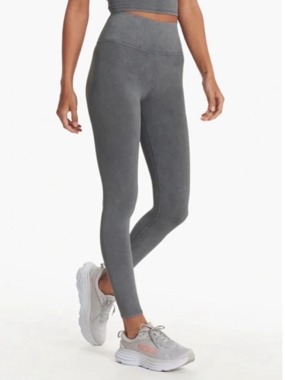 Grey-washed vuori leggings